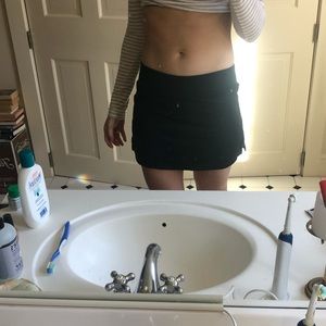 WOMENS BLACK NIKE ATHLETIC SKIRT SIZE S